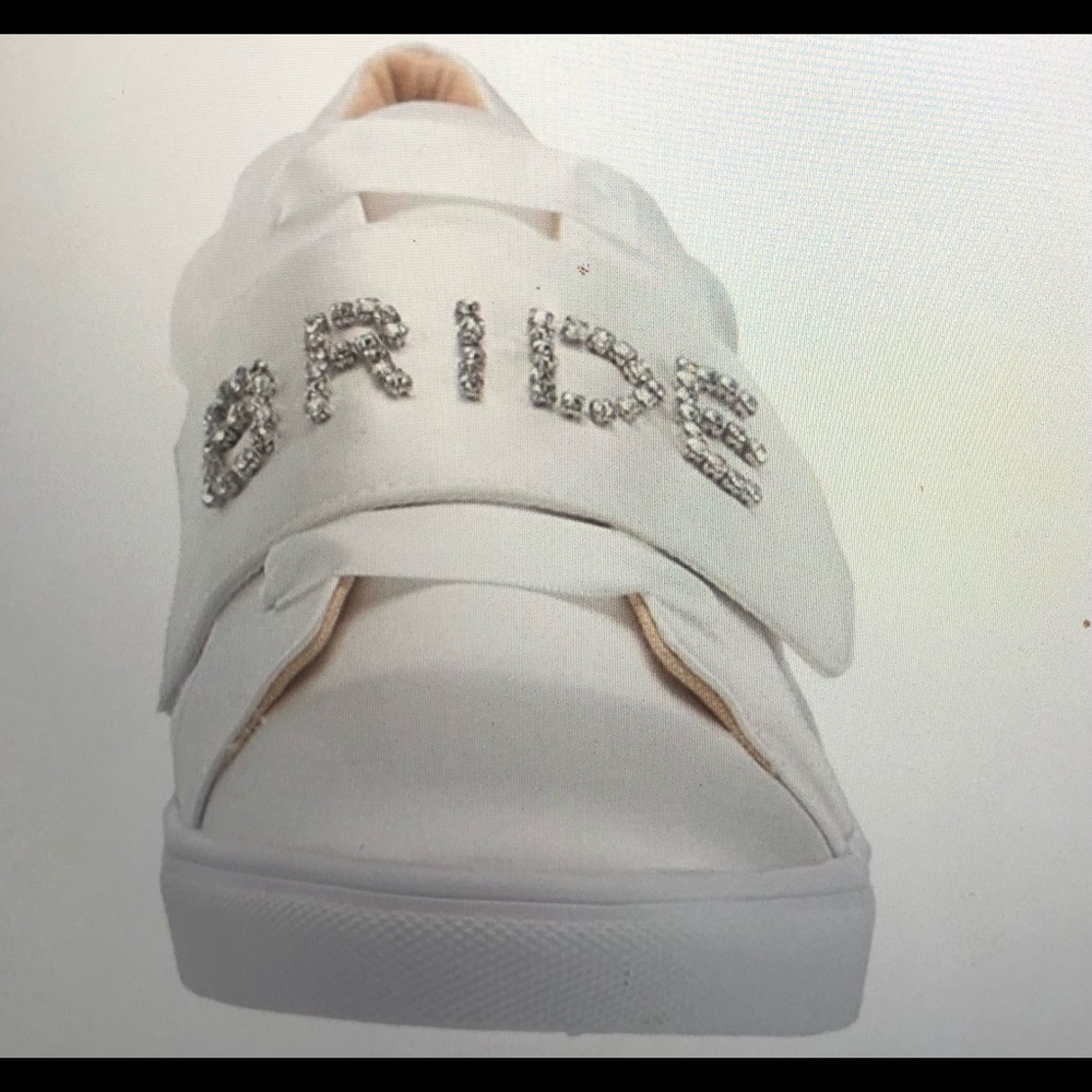 Betsey Johnson Bridal Sneakers size 6.5